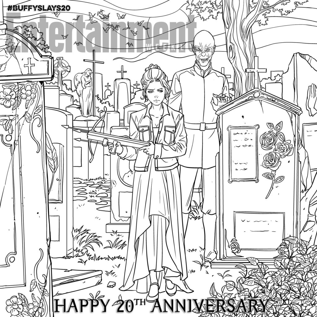 Buffy coloring book